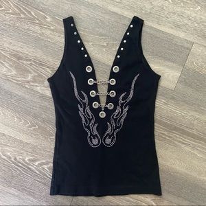 Biker Design Top